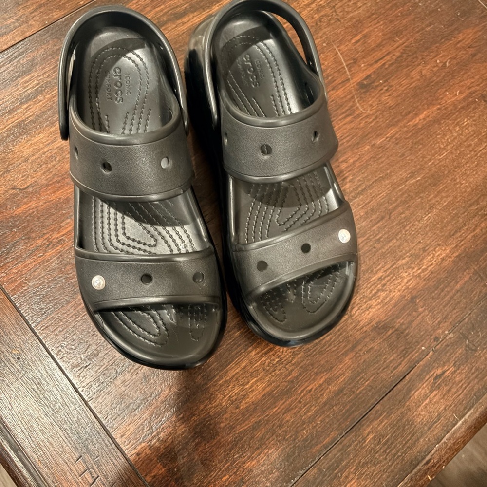 CROCS Black Slide Sandals